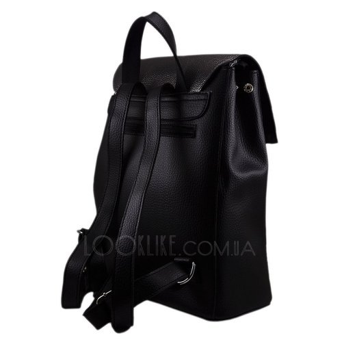 Фото Міський рюкзак модель 608 чорний з відливом № 2